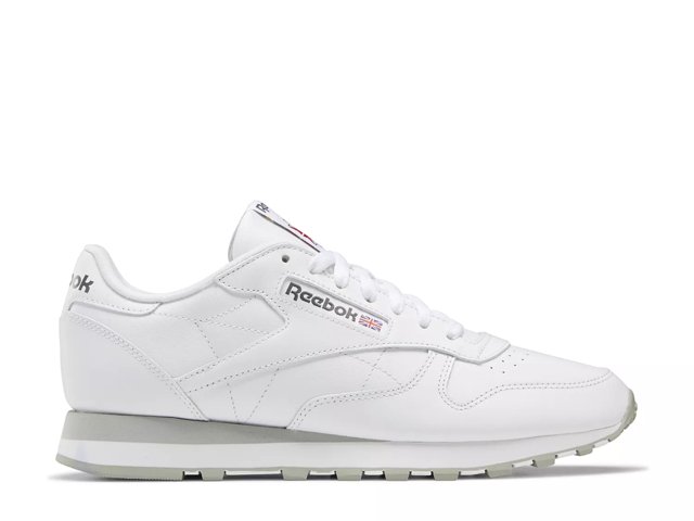 Reebok women's white leather sneakers top