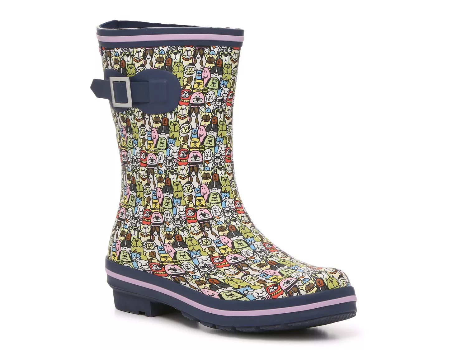 Skechers BOBS Rain Check All Over Rover Rain Boot