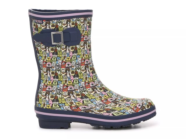 Skechers BOBS Rain Check All Over Rover Rain Boot