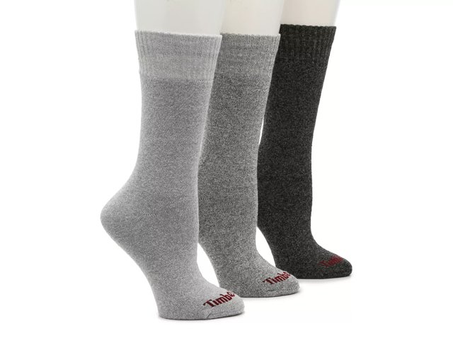 Timberland Ribbed Marled Women s Crew Socks 3 Pack