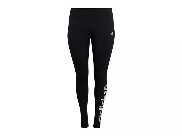 adidas Womens High Rise Full Length Leggings Plus