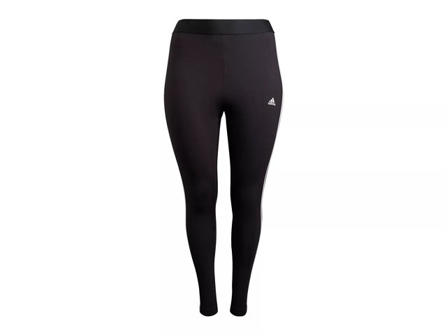 Adidas 3 stripe leggings plus size hotsell
