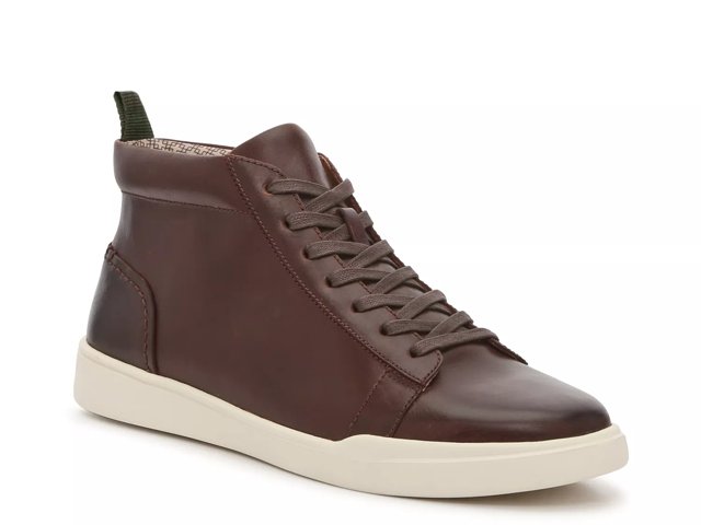 Leather crown high top sneakers hot sale