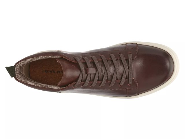 Leather crown high top hot sale sneakers