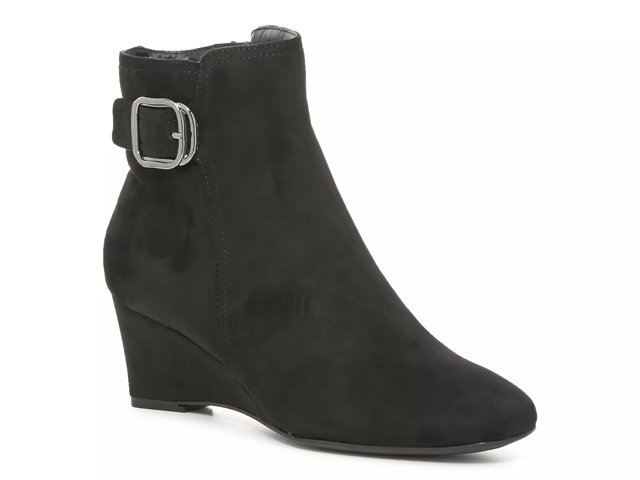Dsw black wedge on sale boots
