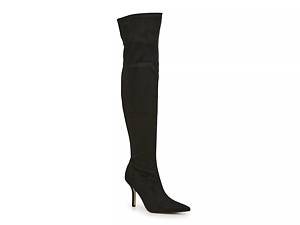 Black thigh 2024 high boots dsw