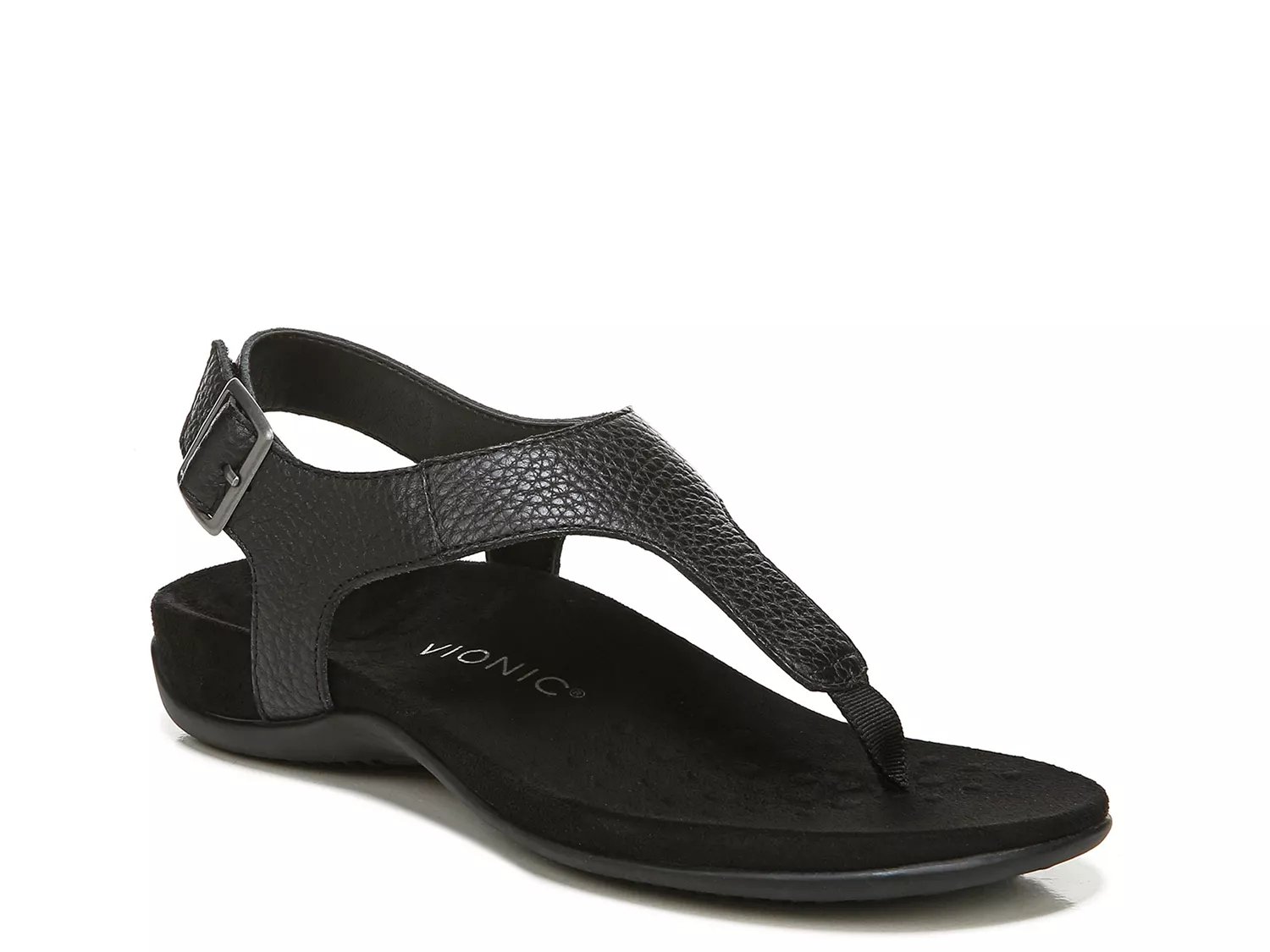 Vionic womens cheap black sandals