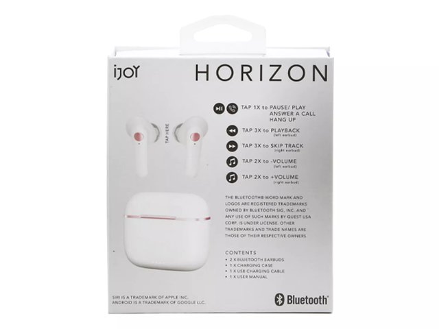 iJoy Horizon True Wireless Bluetooth Earbuds Black IJEBHZN01 - Office Depot