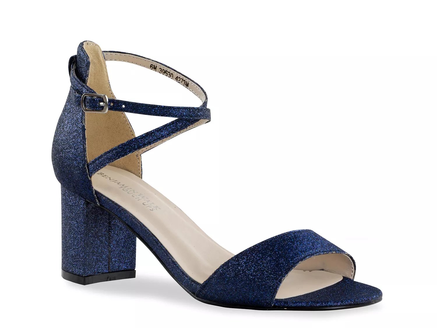 Touch Ups by Benjamin Walk Jackie Sandal | Women's | Navy | Size 6 | Heels | Sandals | Ankle Strap