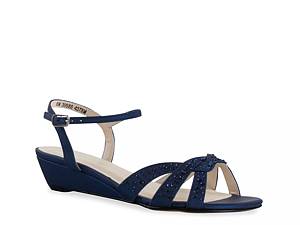 Dsw navy deals wedge sandals