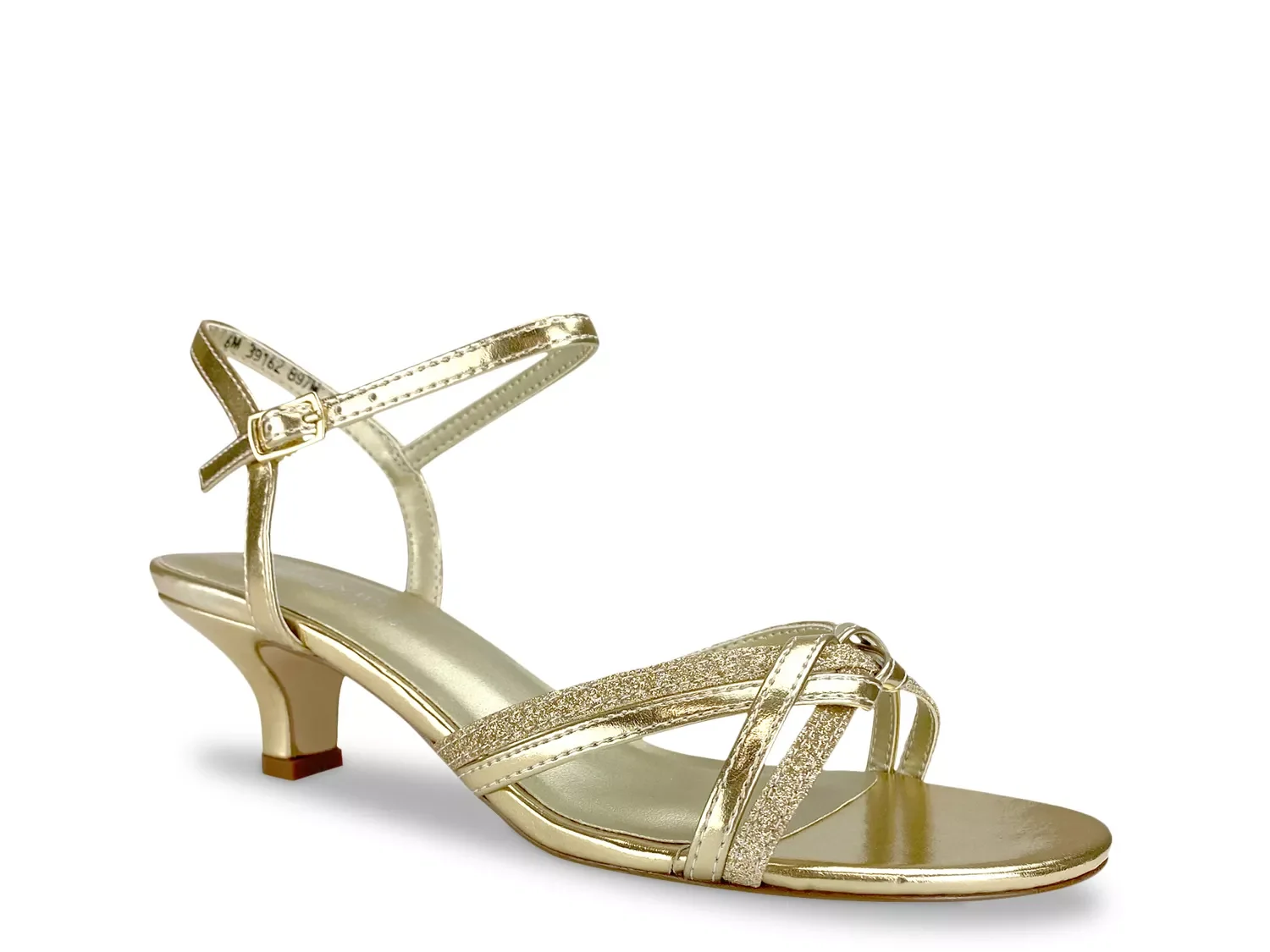 Touch Ups by Benjamin Walk Melanie Sandal | Women's | Gold Metallic | Size 6 | Sandals | Ankle Strap | Kitten