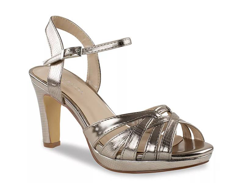 Patrizia by Spring Step Neesa Stretch Platform Sandal - Free Shipping | DSW