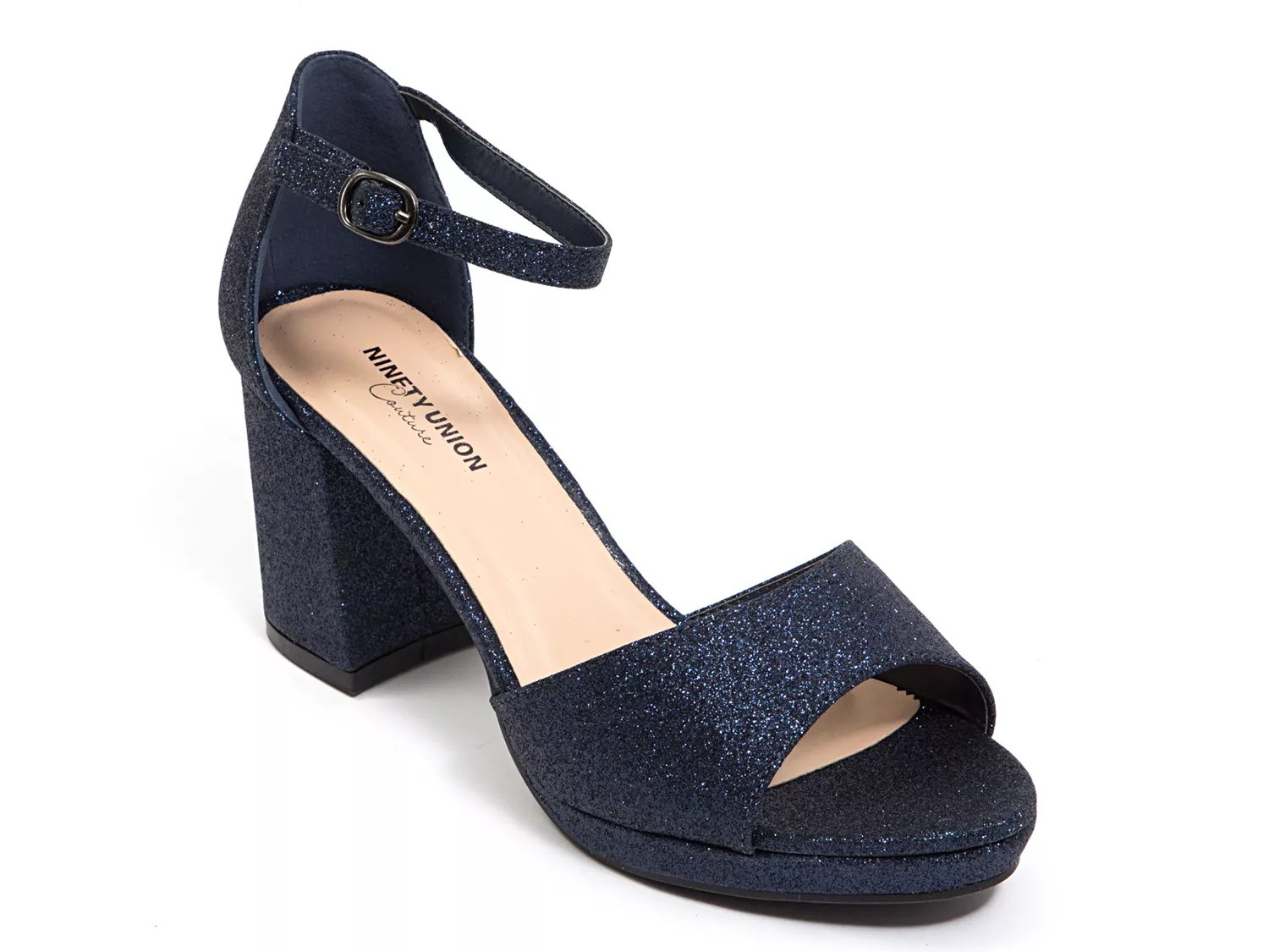 Ninety Union Jazzy Platform Sandal | Women's | Navy | Size 6 | Heels | Sandals | Ankle Strap
