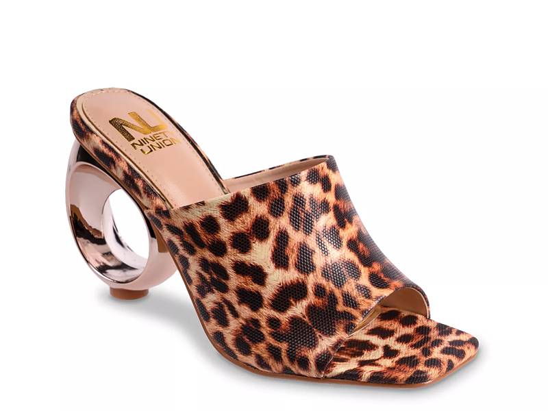 Dsw on sale leopard mules