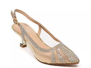 Gold cheap pumps dsw