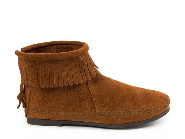 Minnetonka Back Zip Hardsole Bootie