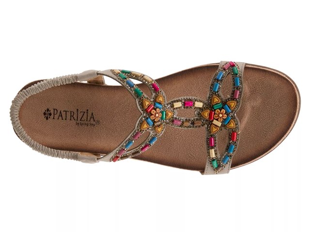 Patrizia by spring step sparkling wedge sandal clearance