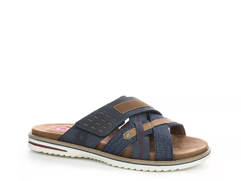 Navy discount sandals dsw