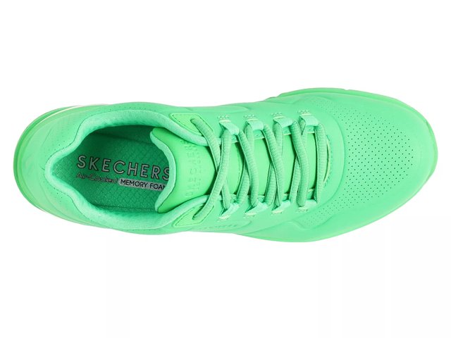 DARK GREEN SKECHERS Womens Uno 2 Sneaker