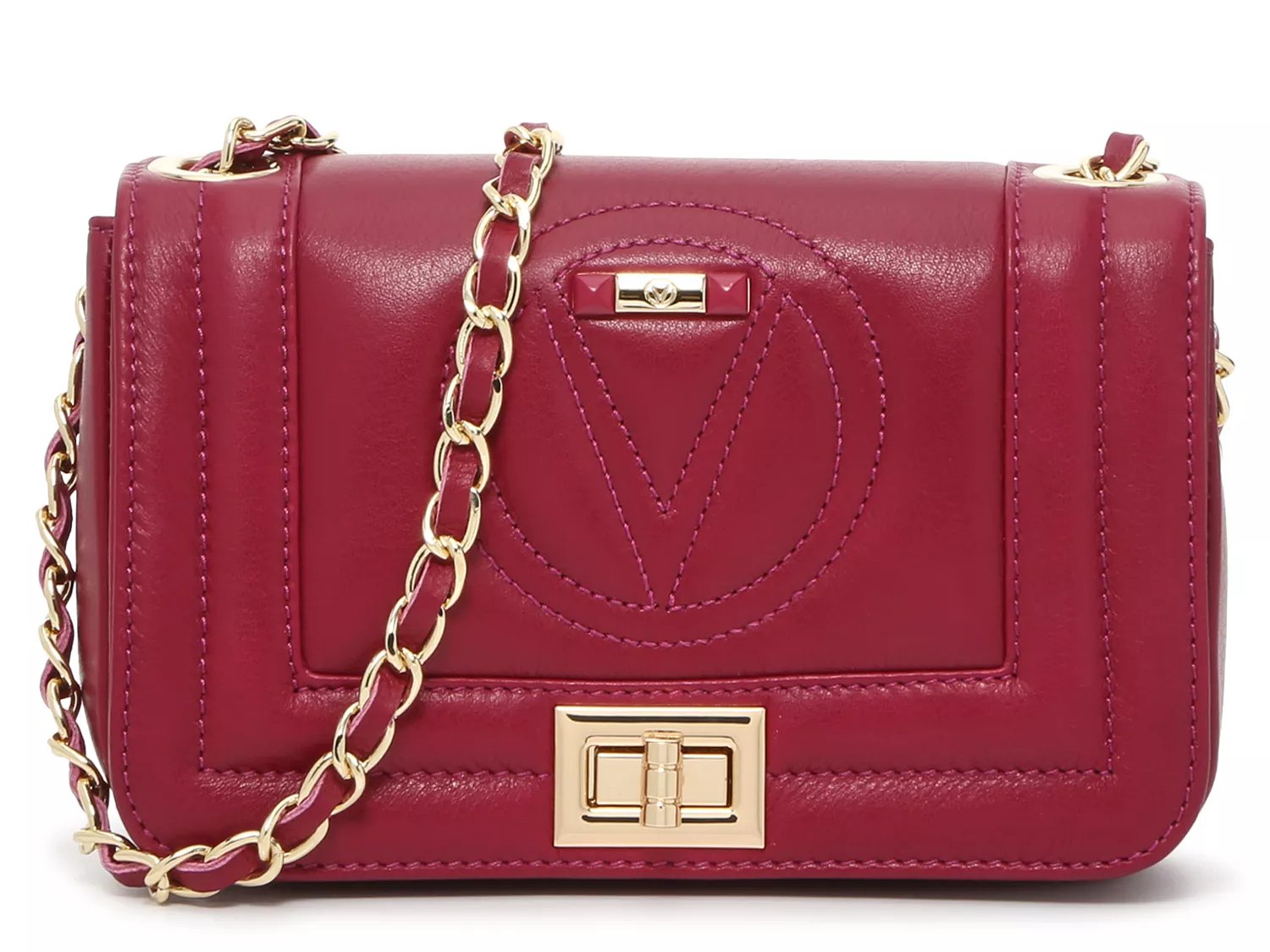 Valentino by Mario Valentino Beatriz Leather Crossbody Bag - Free ...