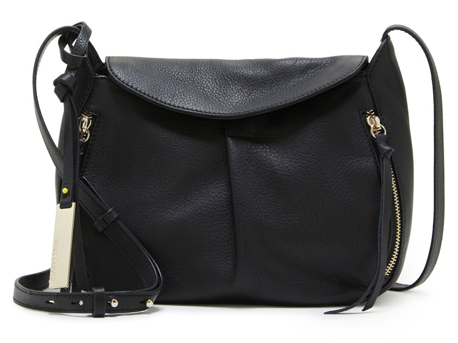 ALEDA ~ Bloomingdale's Leather Crossbody W/ Tortoise Buckle