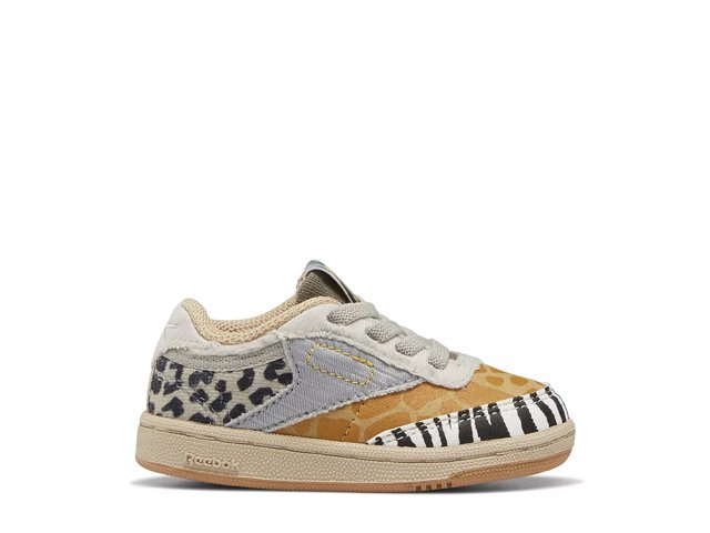 Reebok National Geographic Club C Slip On Sneaker Kids Free