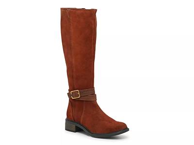 Clarks suede knee high on sale boots