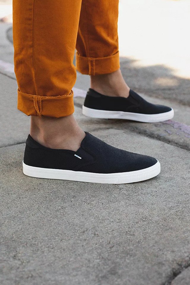 Mens yellow toms top