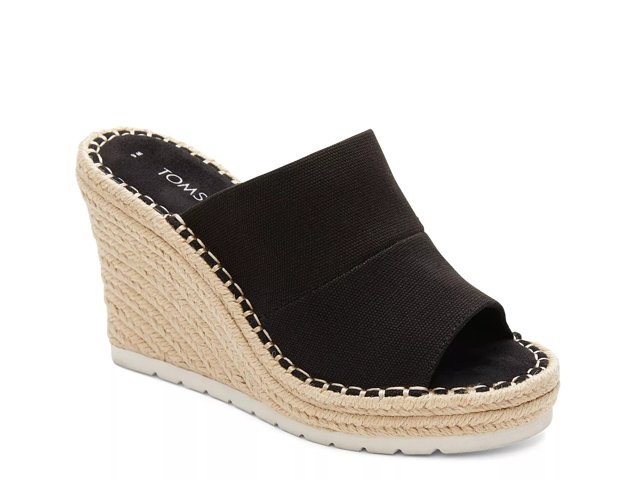 Toms monica suede espadrille wedge cheap