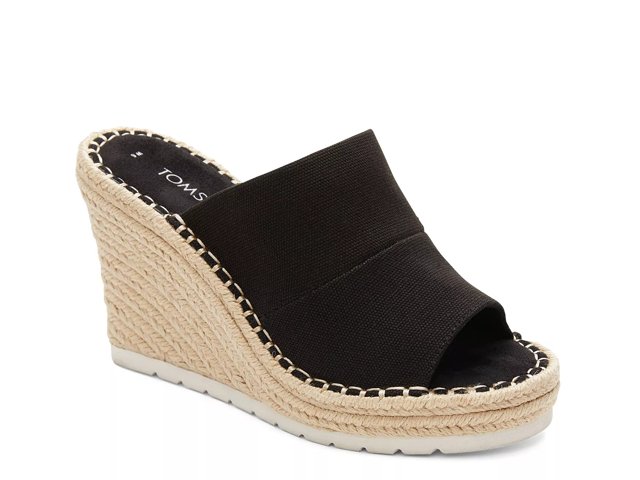 TOMS Monica Wedge Mule - Women's - Free Shipping | DSW