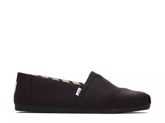 Toms slip on black top
