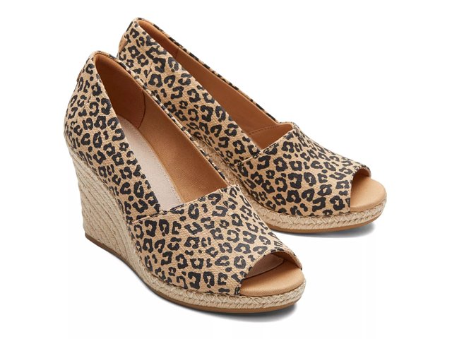 toms michelle espadrille wedge pump