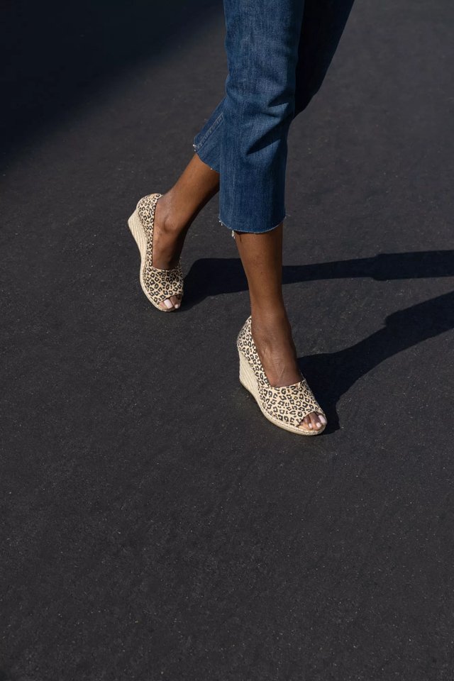 toms michelle espadrille wedge pump