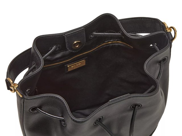 L25 leather bucket bag