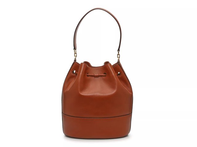 L25 leather bucket bag