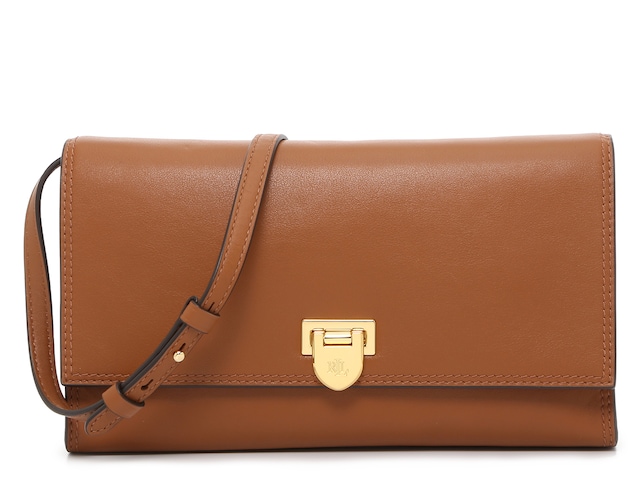 Lauren Ralph Lauren Evan Leather Convertible Crossbody Bag - Free ...