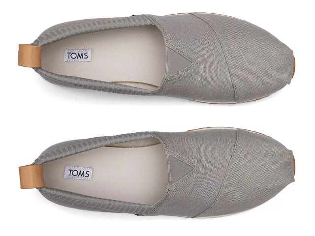 Toms metallic shop slip on