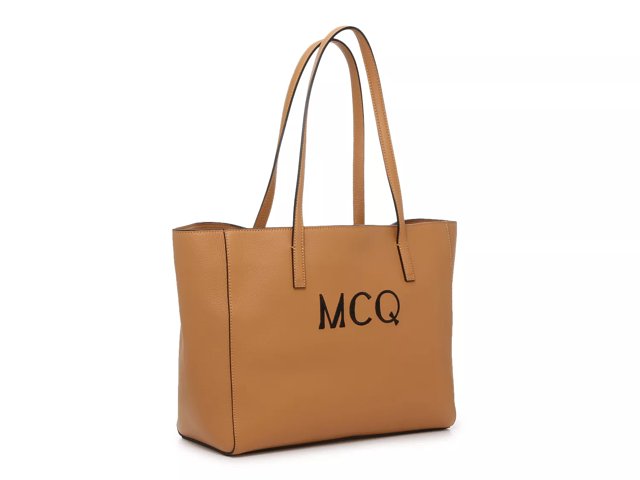 MCQ by Alexander McQueen Logo Leather Tote Bag