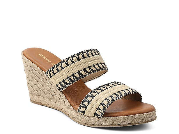 Andre Assous Bella Wedge Sandal - Free Shipping | DSW