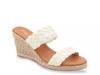 Aria Espadrille Wedge Sandal White Synthetic view