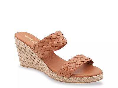 Womens Chic Chain Wedge Sandals Espadrille Briaded