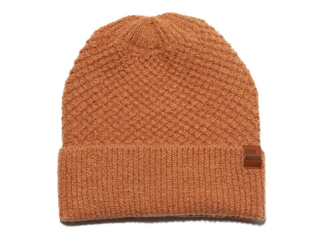 Steve Madden Men's Core Waffle Tall Profile Beanie Hat - ShopStyle