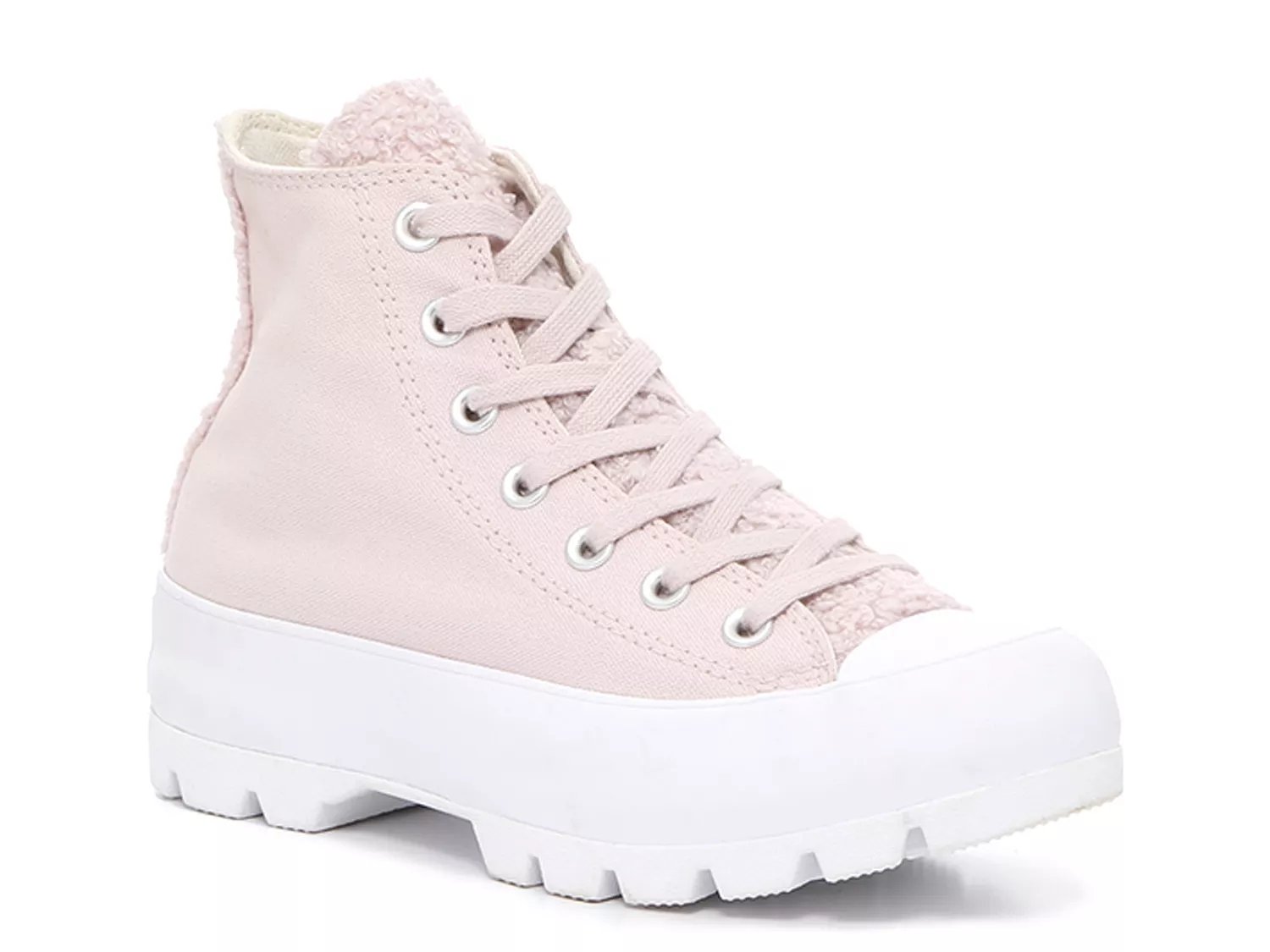 Sherpa lined hotsell converse high tops