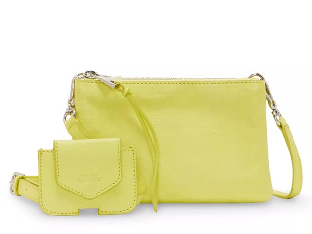Vince camuto yellow new arrivals purse