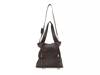 Mekhi Leather Tote Charcoal Grey view