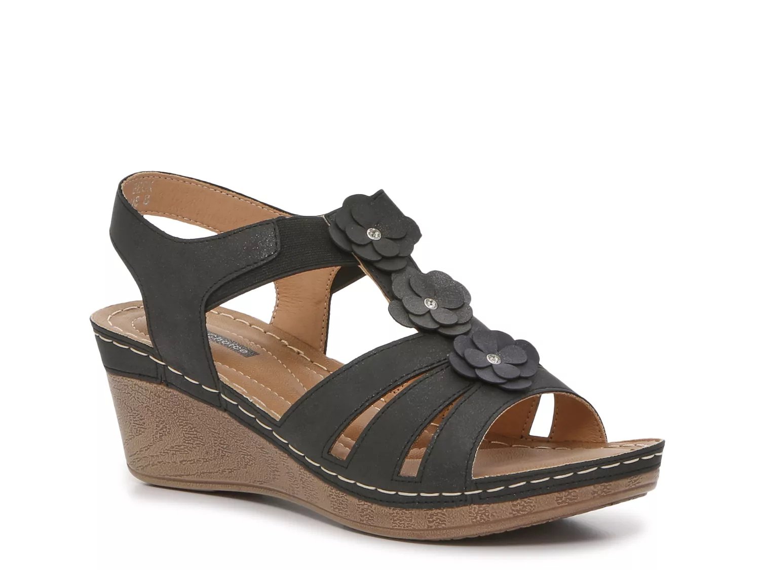 Good Choice Beck Sandal | Women's | Black | Size 6 | Sandals | Ankle Strap | T-Strap