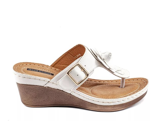 Flora appliqué leather platform sandal clearance