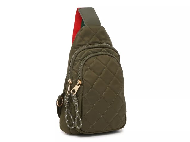 quilted sling bag