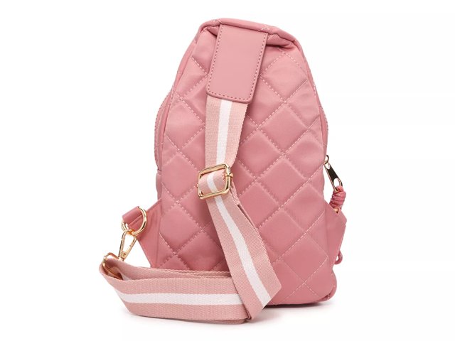 Pastel Pink Designer Backpack Purse