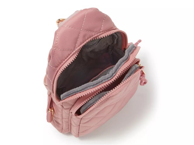 Mix No. 6 Nylon Quilted Sling Bag | Women's | Pink | Size One Size | Handbags | Backpack | Mini Bag